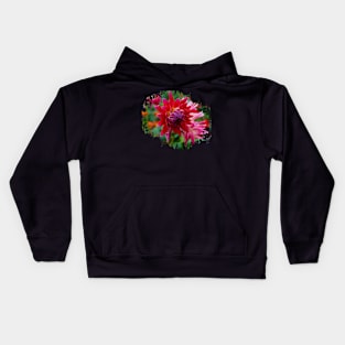 Dahlia Flower Kids Hoodie